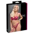 Cottelli Party - bh set - glanzend effect - rood