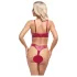 Cottelli Party - bh set - glanzend effect - rood - 80B/M