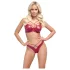 Cottelli Party - bh set - glanzend effect - rood - 85B/L