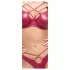 Cottelli Party - bh set - glanzend effect - rood - 85B/L