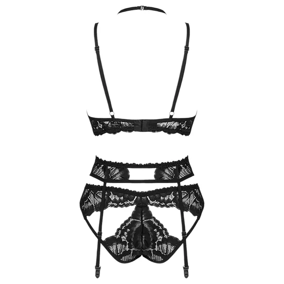 Obsessive Alessya - kanten lingerieset (zwart) - M/L