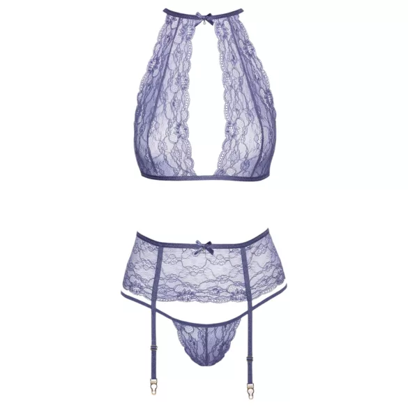 Kissable - kanten lingerieset (paars)