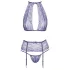 Kissable - kanten lingerieset (paars) - L/XL