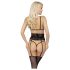 Kissable - verleidelijk bh-set met tailleband (zwart)