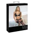 Abierta Fina - open kanten bh-set (zwart)