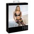 Abierta Fina - Opengewerkt Kant Set (Zwart) - XL