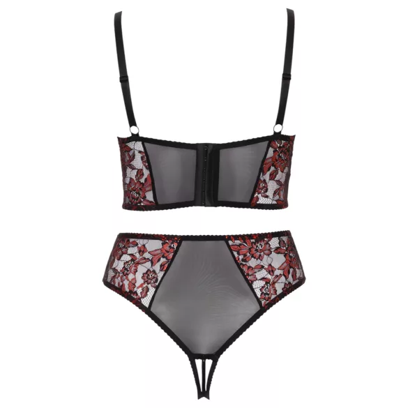 Cottelli Plus Size - bh set - rood - grote maten