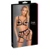 Cottelli - tweedelige bodyharnas set - zwart - L