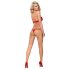 Obsessive 838-SET-3 - Verleidelijke kanten beha-set (rood) - L/XL