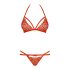 Obsessive 838-SET-3 - Verleidelijke kanten beha-set (rood) - L/XL