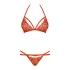 Obsessive - bh setje - bandjes kant rood - L/XL
