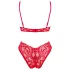 Obsessive Atenica - kruislingerie set (rood) - M/L