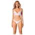Obsessive - bh set - kanten lingerie - wit