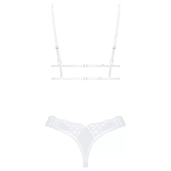 Obsessive - bh set - kanten lingerie - wit