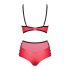Obsessive Leatheria - Rood Leren BH-set - S/M