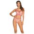 Obsessive Nudelia - BH-set (natuur-roze) - S/M