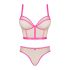 Obsessive Nudelia - BH-set (natuur-roze) - S/M