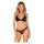 Obsessive - bh set - kant en mesh - zwart - M/L