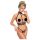 Abierta Fina - Open Lingerieset met Ketting (Zwart)