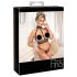 Abierta Fina - Open Lingerieset met Ketting (Zwart)