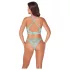 Cottelli - kanten lingerieset (groen)