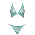 Cottelli - kanten lingerieset (groen)