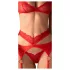 Obsessive Cupid Desir - lingerie set - kant - rood - L/XL