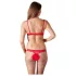 Cottelli - Bh set - Verleidelijke bustehouder met string - Zwart