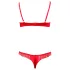 Cottelli - Bh set - Verleidelijke bustehouder met string - Zwart