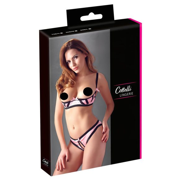 Cottelli - Gestreepte push-up set