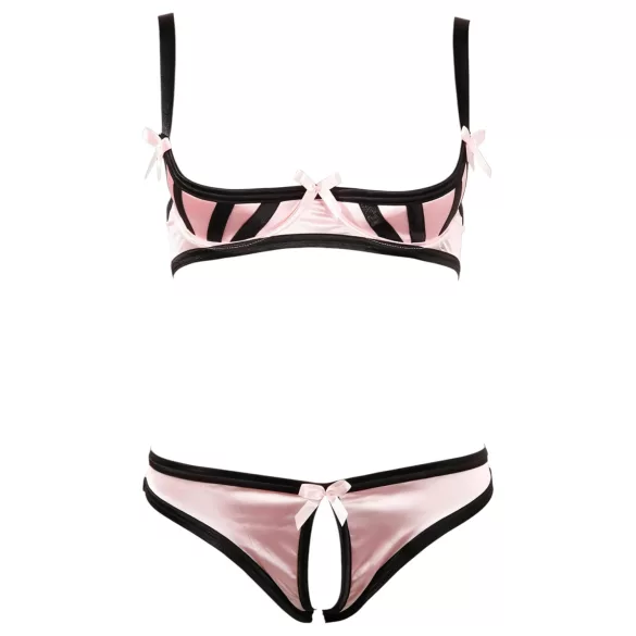 Cottelli - Bh set - Gestreept - Zwart