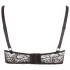 Cottelli Plus Size - bh met bandjes en ringen - zwart