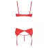 Cottelli - open bh set met hartjes - rood - 85B/L