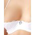 Cottelli - Lingerieset met kant en veters (wit) - 80B/M
