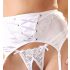 Cottelli - Lingerieset met kant en veters (wit) - 80B/M