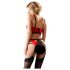 Abierta Fina - rode bh-set met ringdetails - 85B/L