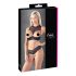 Cottelli - open cup bh set (zwart)