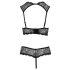 Cottelli - open cup bh set (zwart) - 80B/M