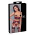 Cottelli Bondage - Rood kanten push-up set