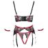 Cottelli Bondage - Mat, kanten push-up set (rood)