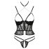 Abierta Fina - open string en corset (zwart)
