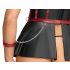 Cottelli Bondage - glanzend set met polsboeien (zwart)