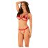 Obsessive Rubinesa - lingerie set - verleidelijk - rood