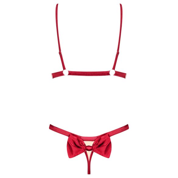 Obsessive Rubinesa - lingerie set - verleidelijk - rood