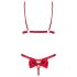 Obsessive Rubinesa - pikant lingeriesetje (rood)