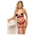 Abierta Fina - Ketting BH-set (rood)
