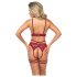 Abierta Fina - Ketting BH-set (rood)