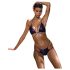 Obsessive Balitta - glanzende paarse nekband bikini - M