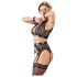 Cottelli Bondage - lingerie set - kanten - 4-delig - M