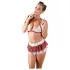 Cottelli - sexy schoolgirl set - bh en slip - zwart